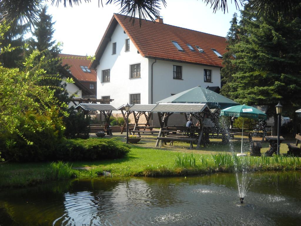 Hotel-Pension Flechsig Hartmannsdorf bei Kirchberg Buitenkant foto